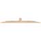 Ekena Millwork Portland Smooth Timber Gable Bracket, Douglas Fir, 84"W x 14"H x 1 1/2"D x 5 1/2"F, 4/12 Pitch GBW084X14X0206POR00SDF - alternate 2